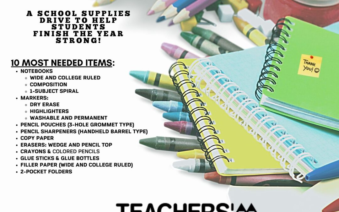 Supplies for 2nd Semester – 2022!!!
