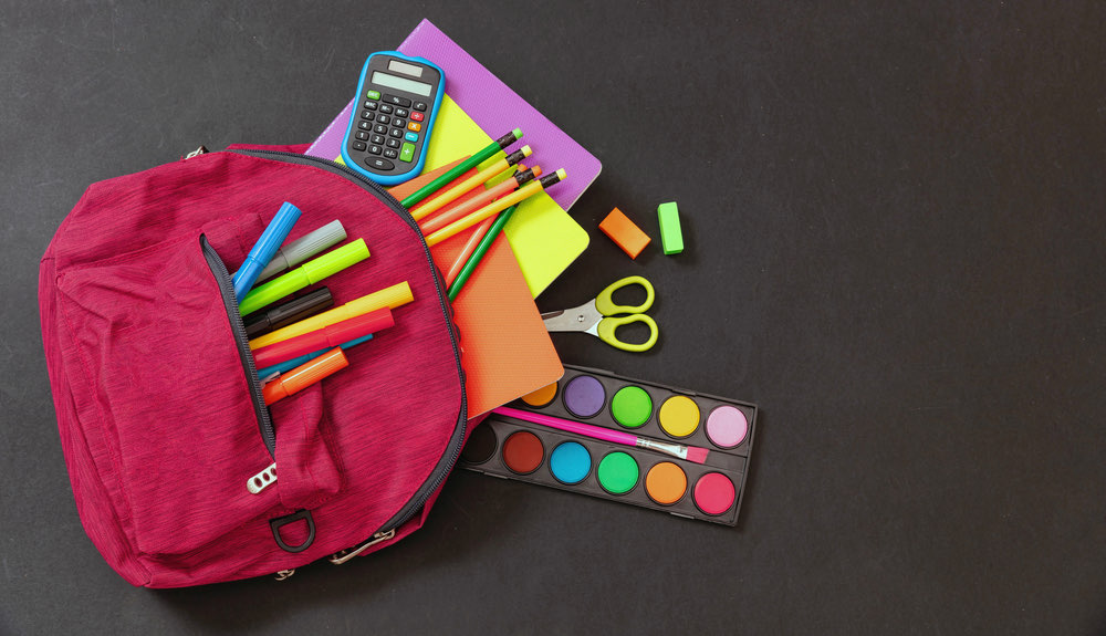 back to school school supplies and a red student 2026 01 06 09 36 04 utc